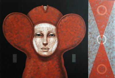 Silencio Rojo.Acrylic.70x100